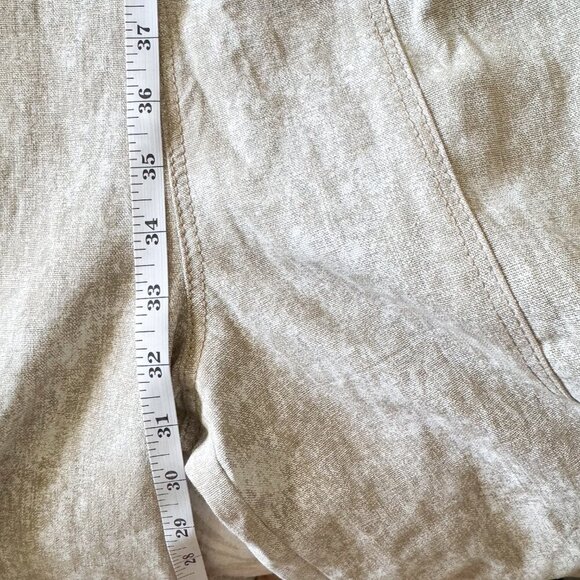 Zara Printed Linen Blend Strapless Jumpsuit NWT Size Small - Picture 10 of 12
